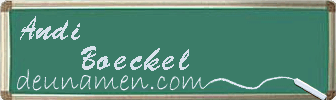 Andi Boeckel Visitenkarte
